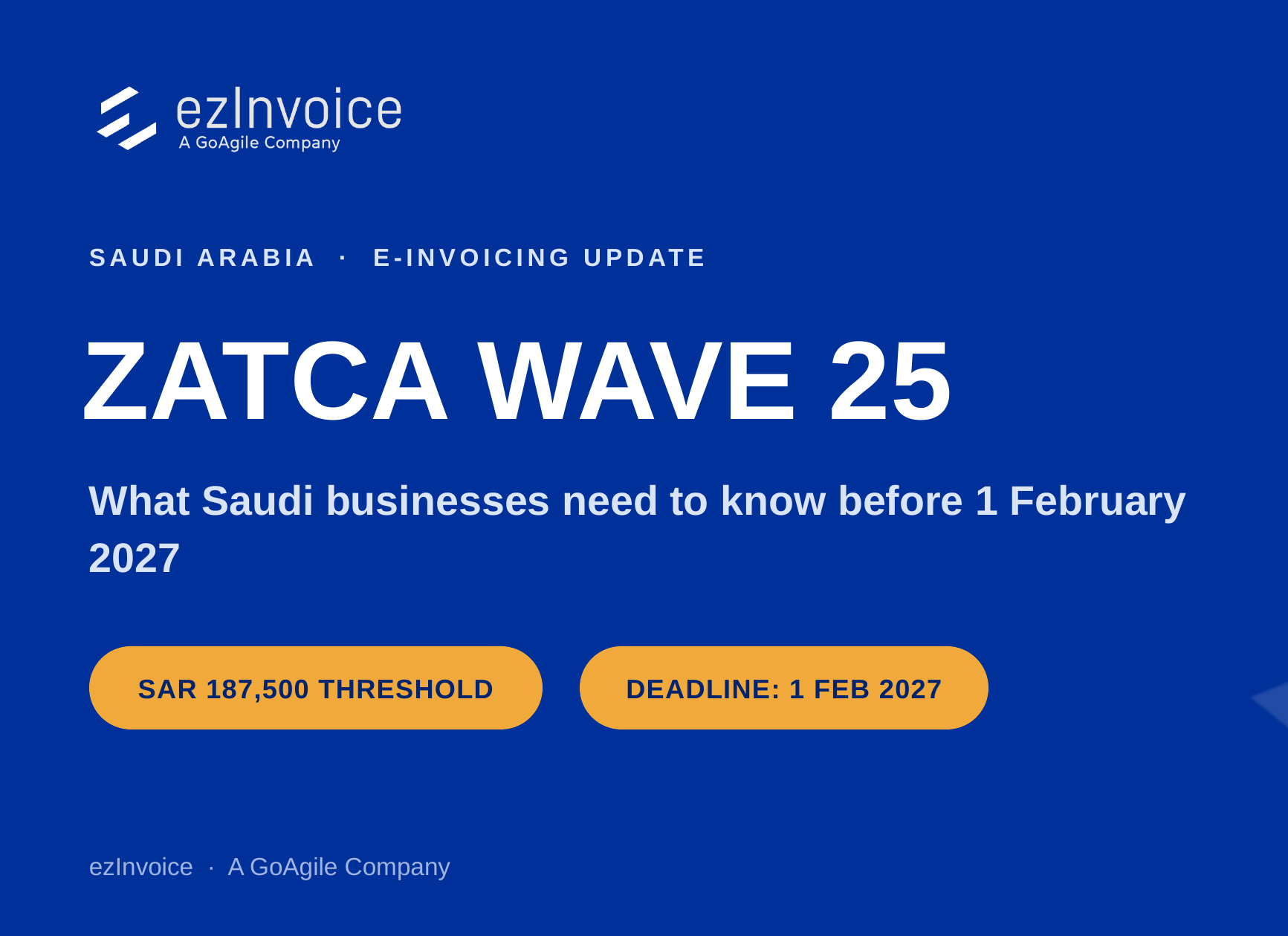 ZATCA Wave 25: Deadline, Requirements & How to Prepare Before 1 February 2027